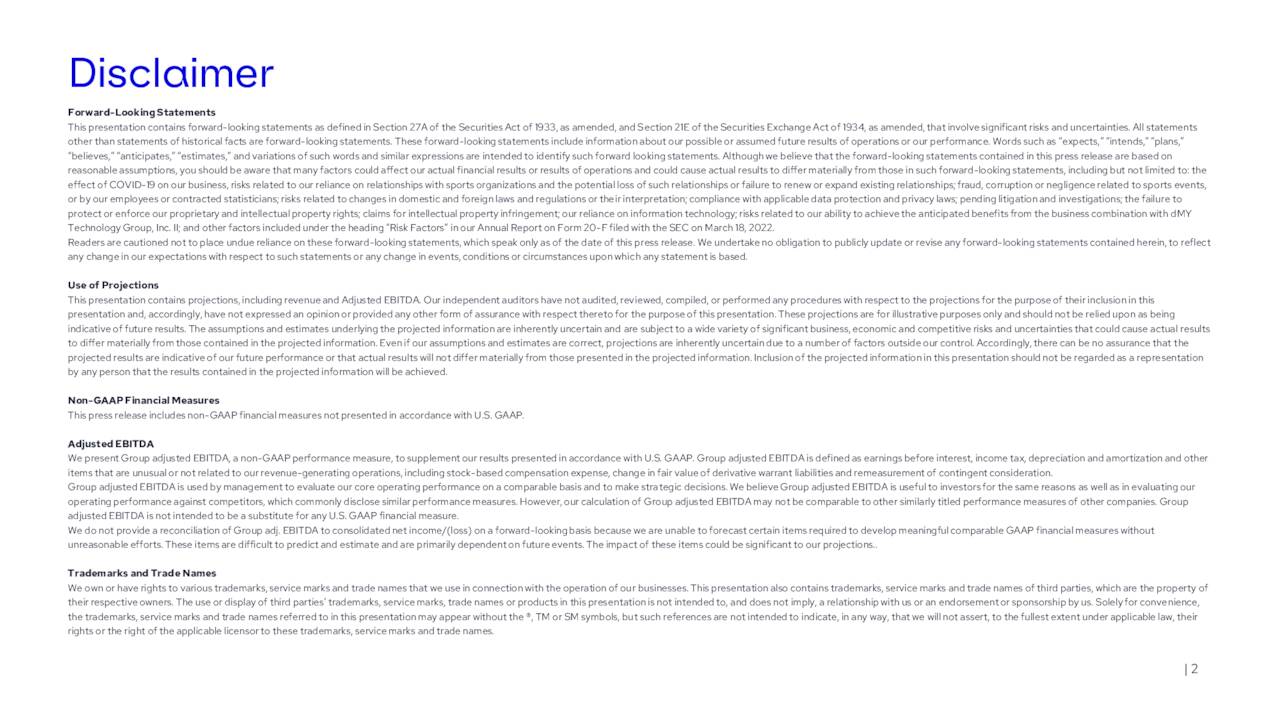 Genius Sports Limited 2022 Q3 Results Earnings Call Presentation