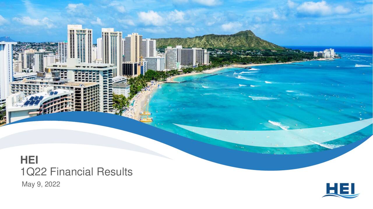 Hawaiian Electric Industries, Inc. 2022 Q1 Results Earnings Call