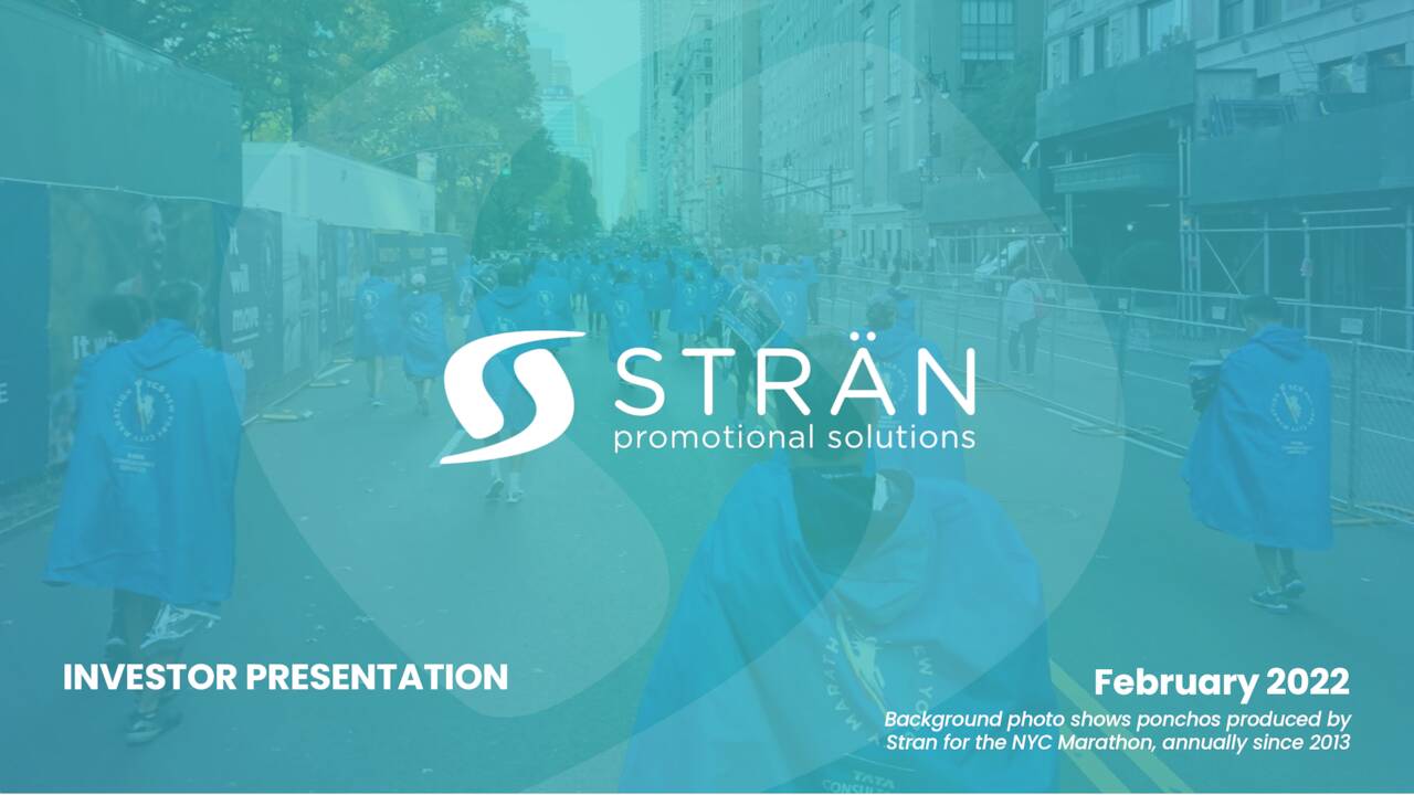 Stran & Company (STRN) Investor Presentation (Slideshow) (NASDAQSWAG