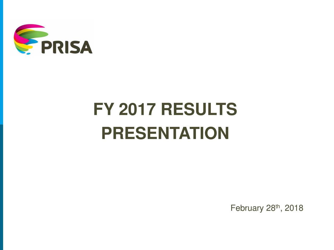 FY 2017 RESULTS