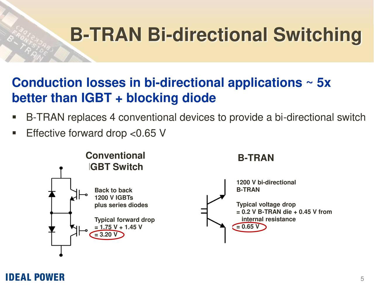 B-TRAN Bi-directional Switching