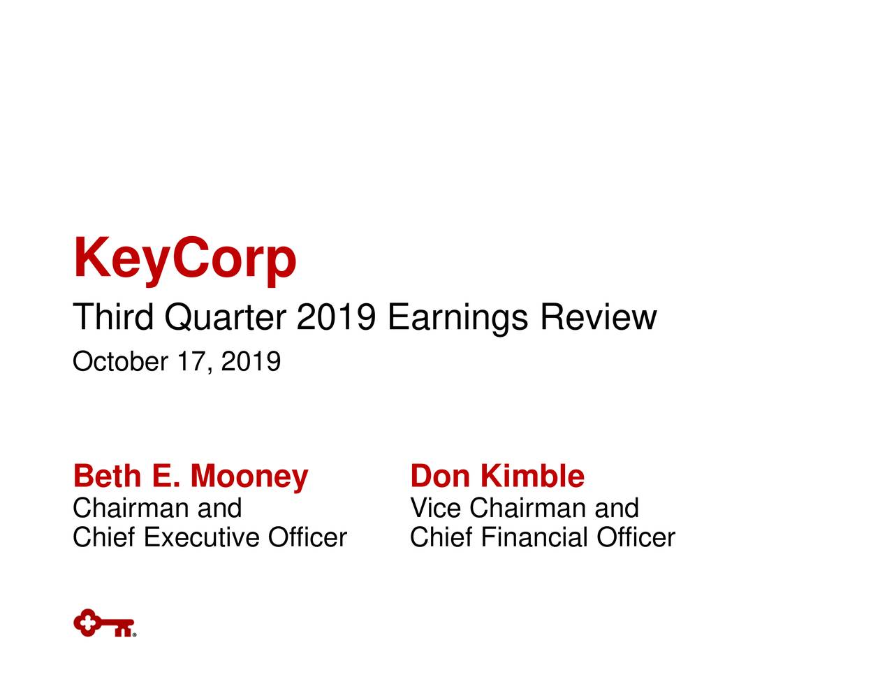 KeyCorp 2019 Q3 - Results - Earnings Call Presentation (NYSE:KEY ...