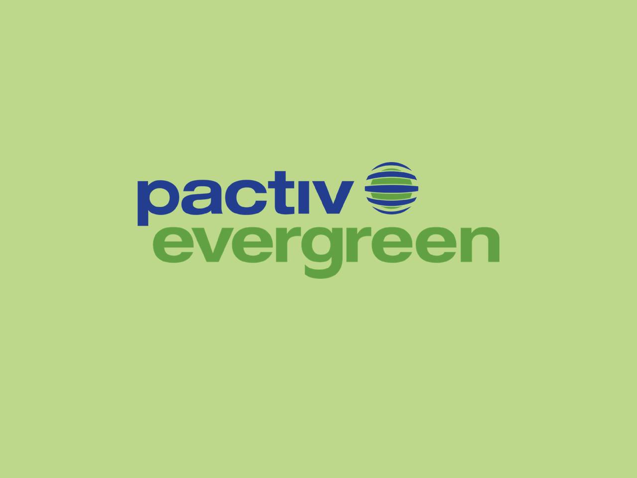 Pactiv Evergreen Inc. 2020 Q3 Results Earnings Call Presentation