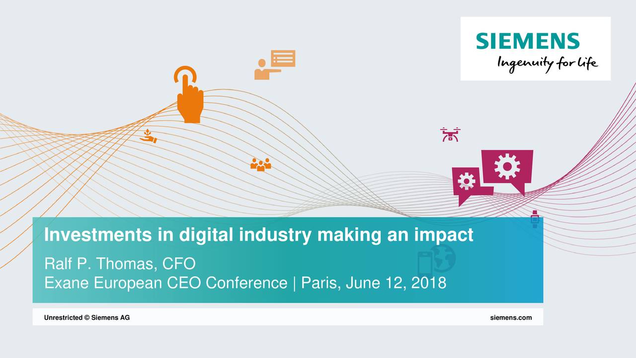 Siemens (SIEGY) Presents At Exane BNP Paribas European CEO Conference ...