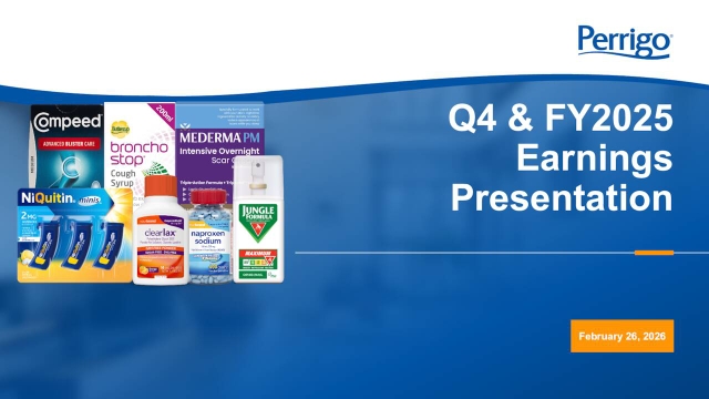 Perrigo Company plc 2025 Q4 - Results - Earnings Call Presentation ...