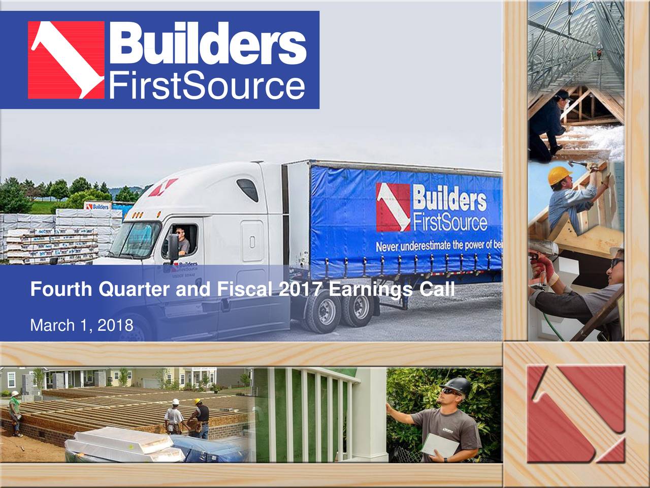Fourth Quarter and Fiscal 2017 Earnings Call