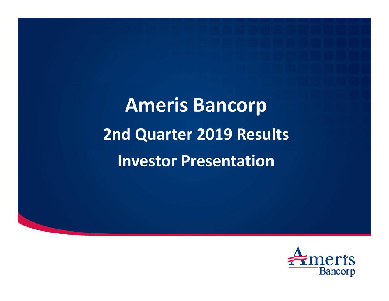 Ameris Investor Presentation