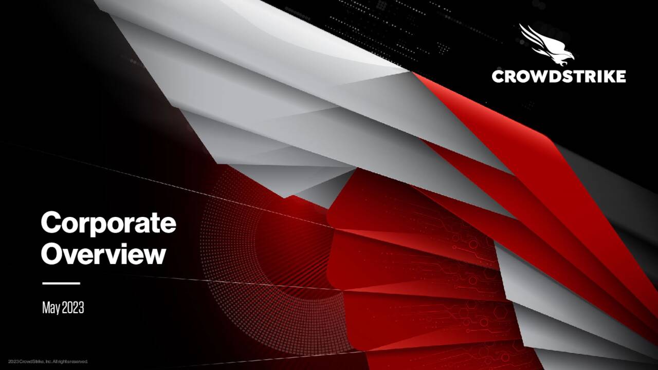 CrowdStrike Holdings, Inc. 2024 Q1 Results Earnings Call