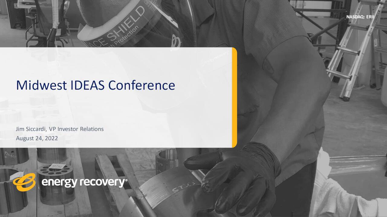 Energy Recovery (ERII) Presents at the Midwest IDEAS Investor