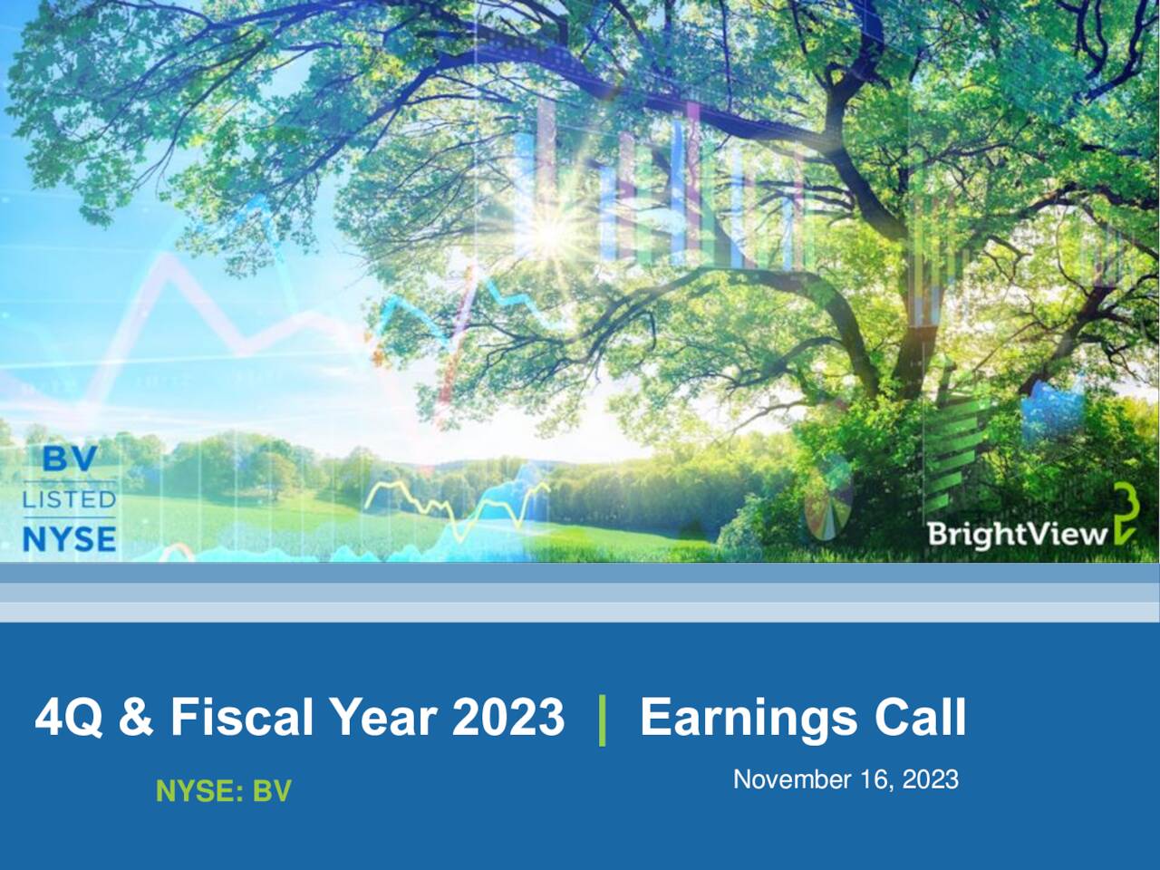 BrightView Holdings, Inc. 2023 Q4 Results Earnings Call
