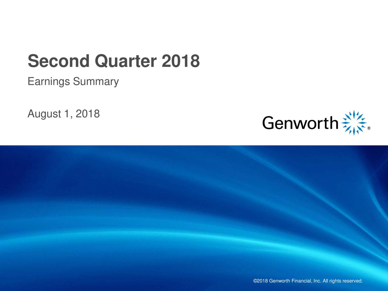 Second Quarter 2018