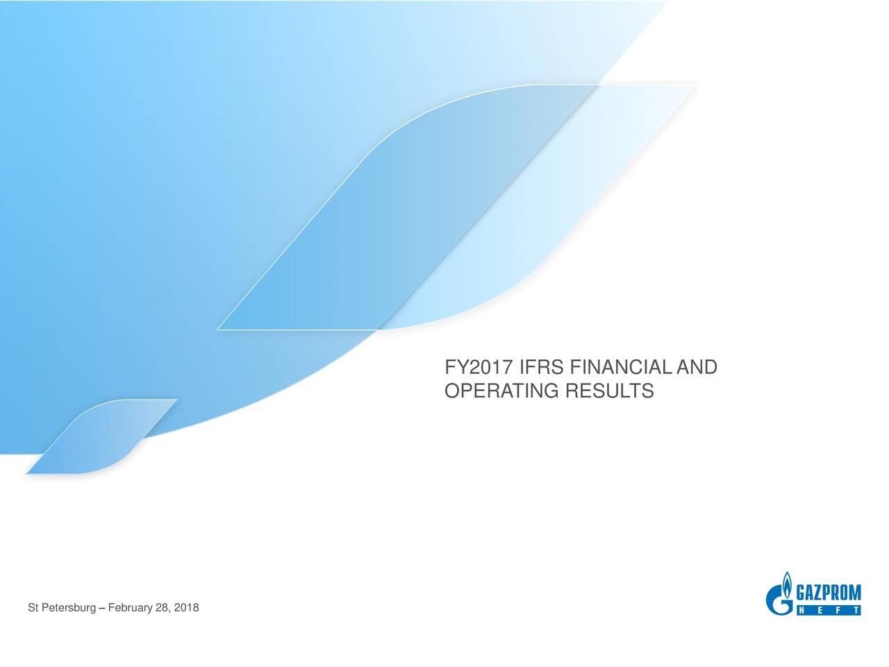 FY2017 IFRS FINANCIAL AND