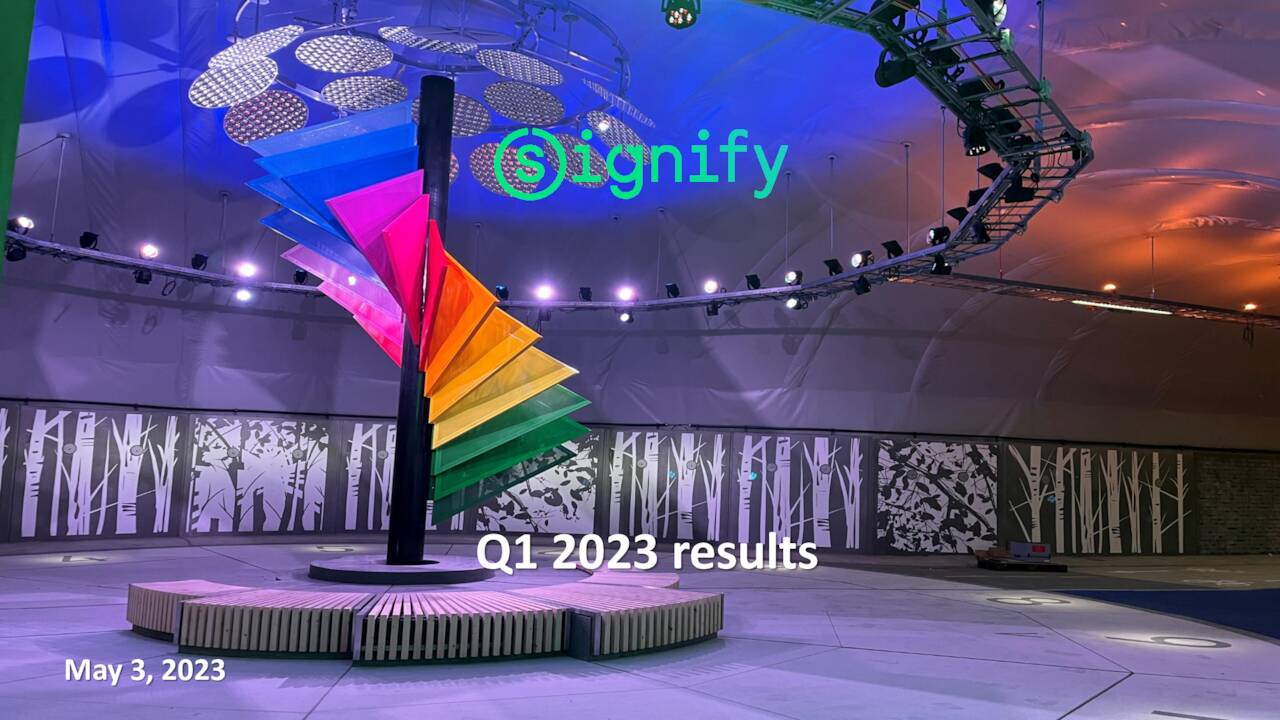 Signify N.V. 2023 Q1 Results Earnings Call Presentation (OTCMKTS