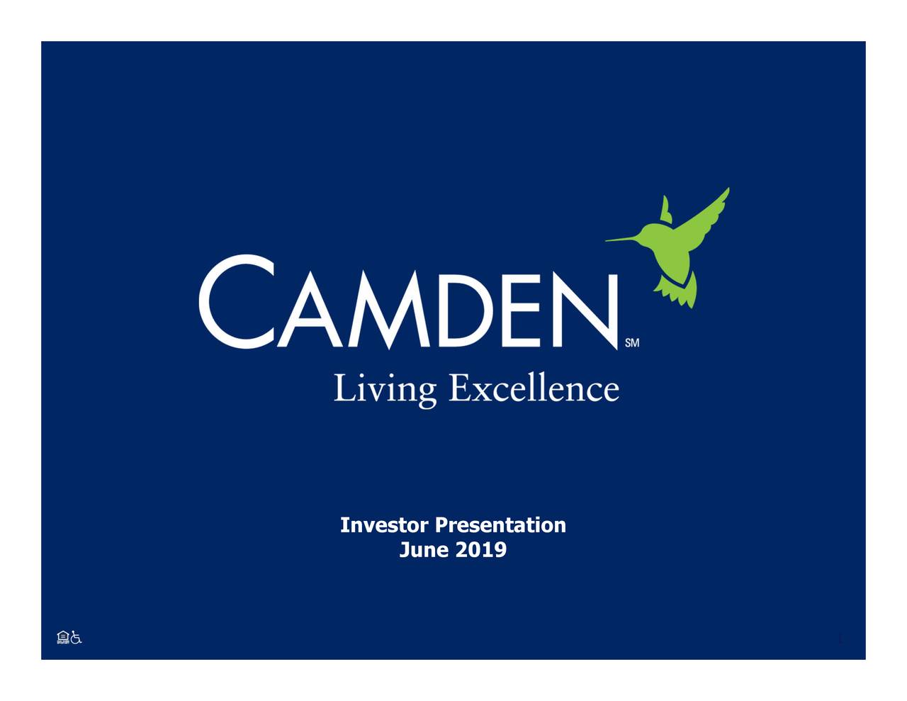 Camden Property Trust (CPT) Investor Presentation Slideshow (NYSECPT