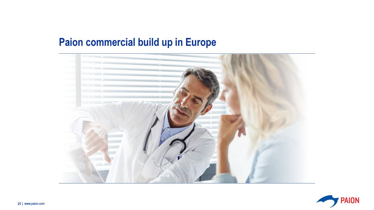 Paion commercial build up in Europe