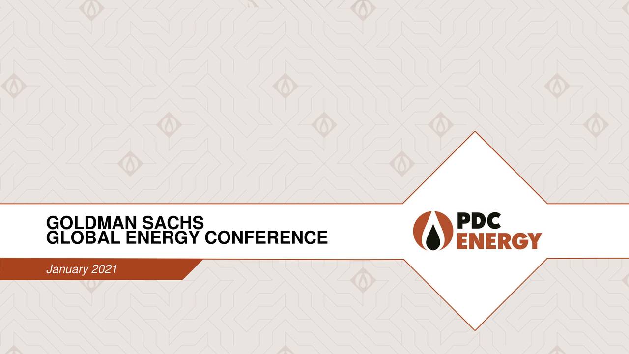PDC Energy (PDCE) Presents At Goldman Sachs Energy Conference