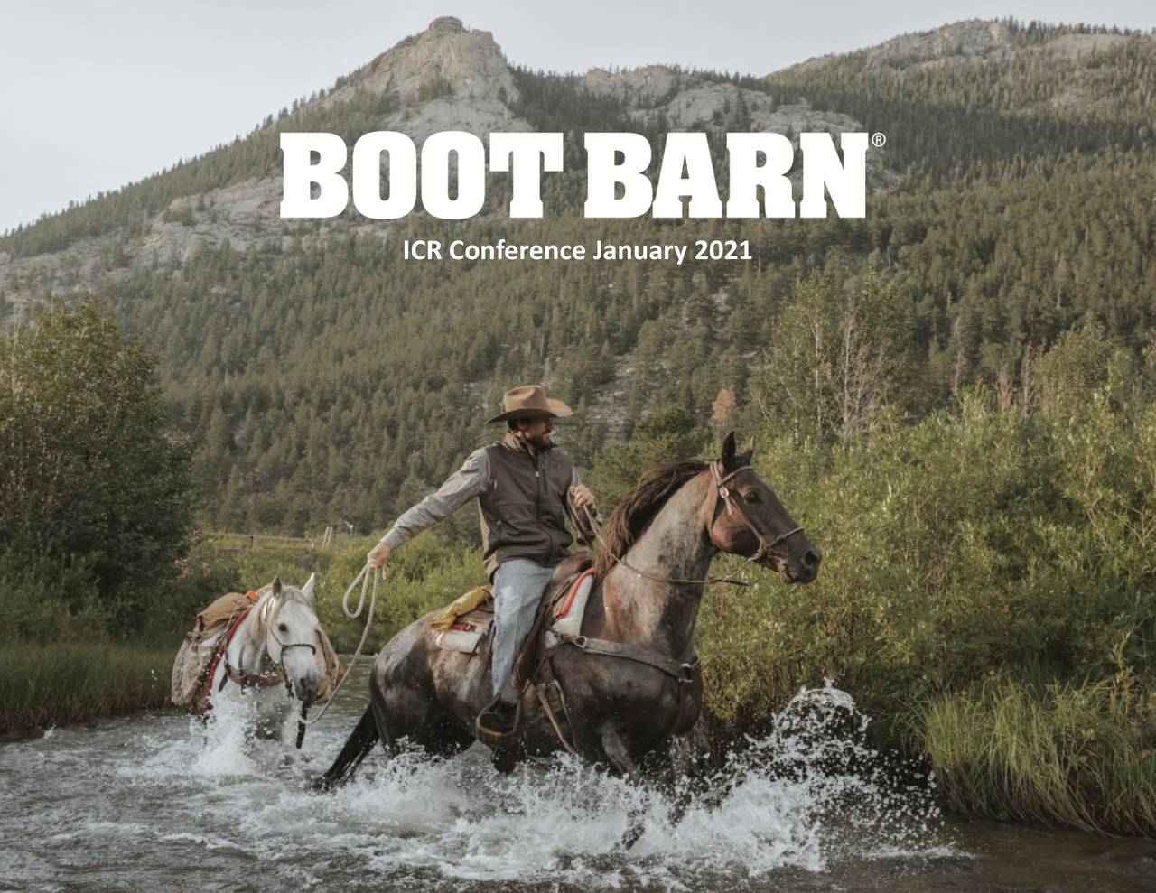 Boot Barn (BOOT) Presents At ICR Conference Slideshow (NYSEBOOT