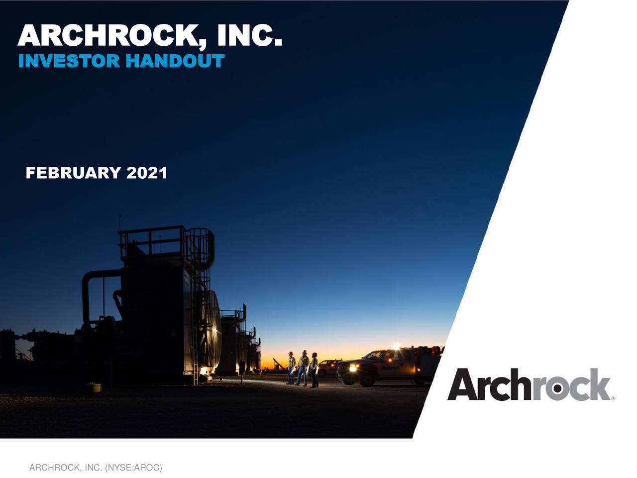 Archrock, Inc. 2020 Q4 Results Earnings Call Presentation (NYSE