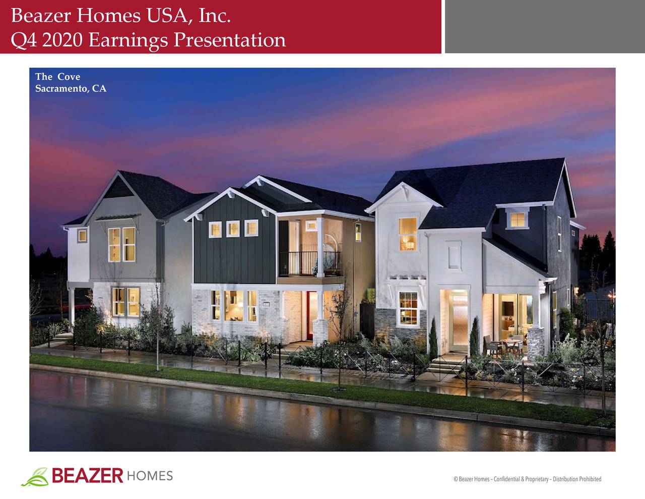 Beazer Homes USA, Inc. 2020 Q4 - Results - Earnings Call Presentation ...