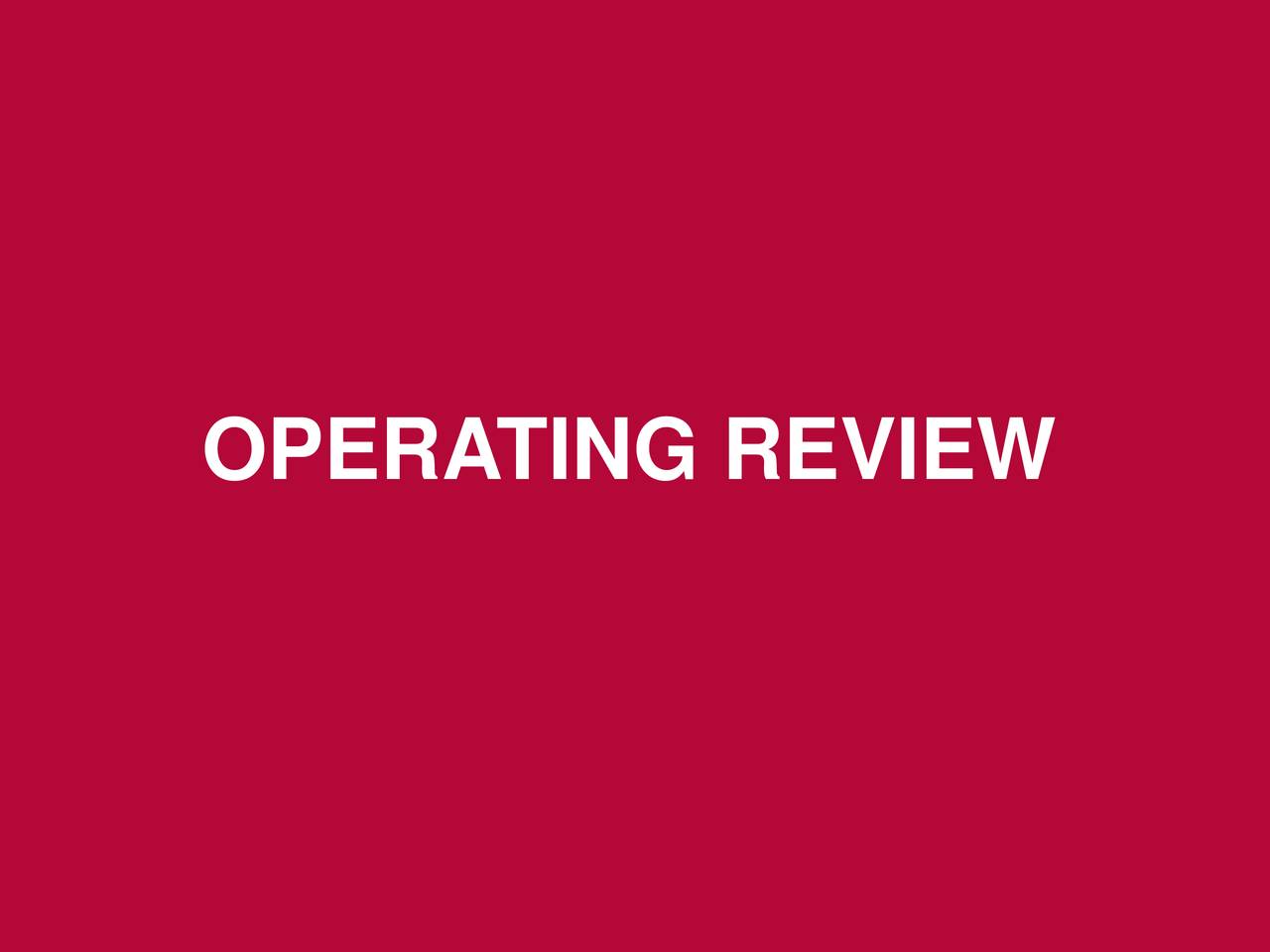 OPERA   TING REVIEW