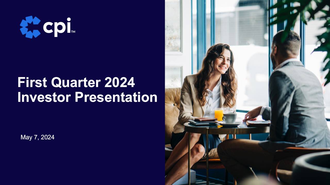 CPI Card Group Inc. 2024 Q1 Results Earnings Call Presentation