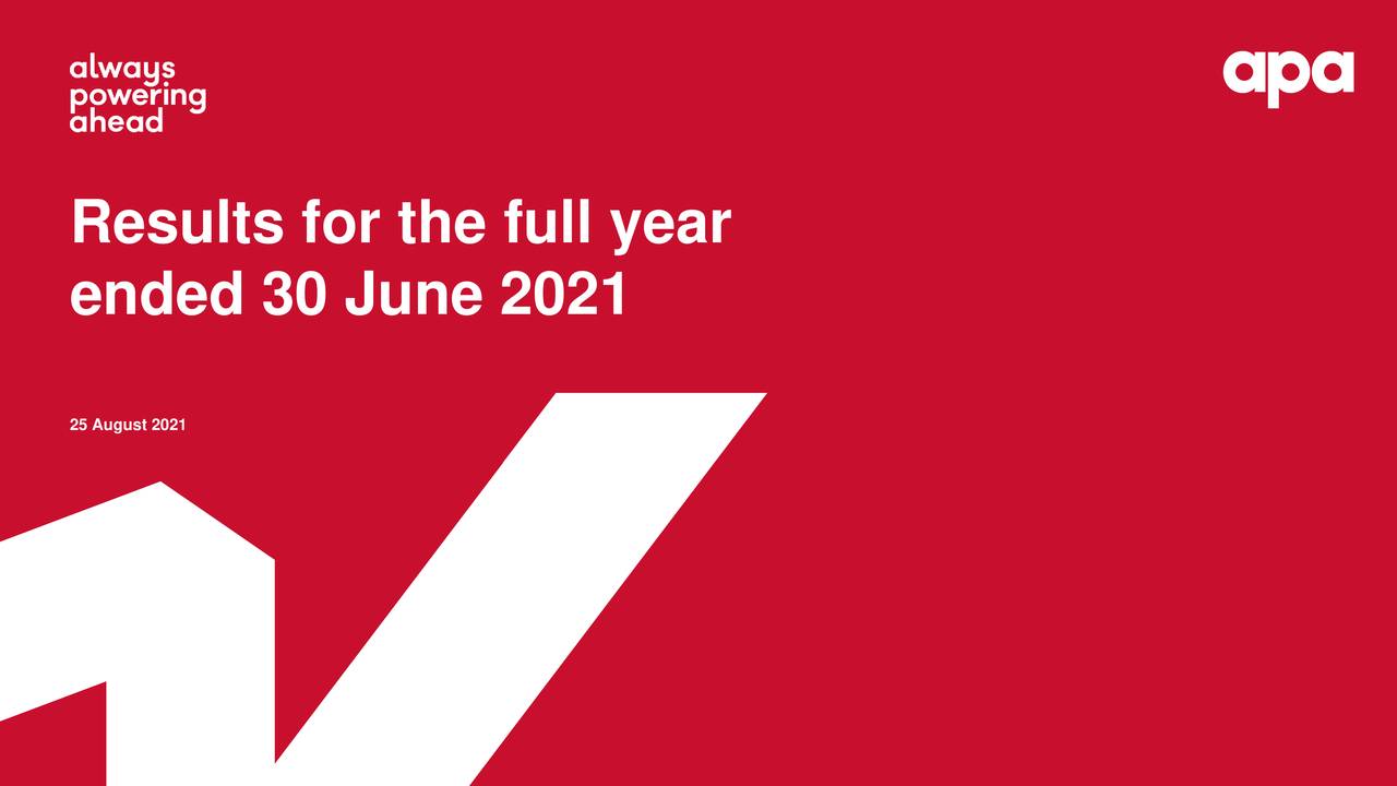 APA Group Stapled Securities 2021 Q4 Results Earnings Call Presentation (OTCMKTSAPAJF
