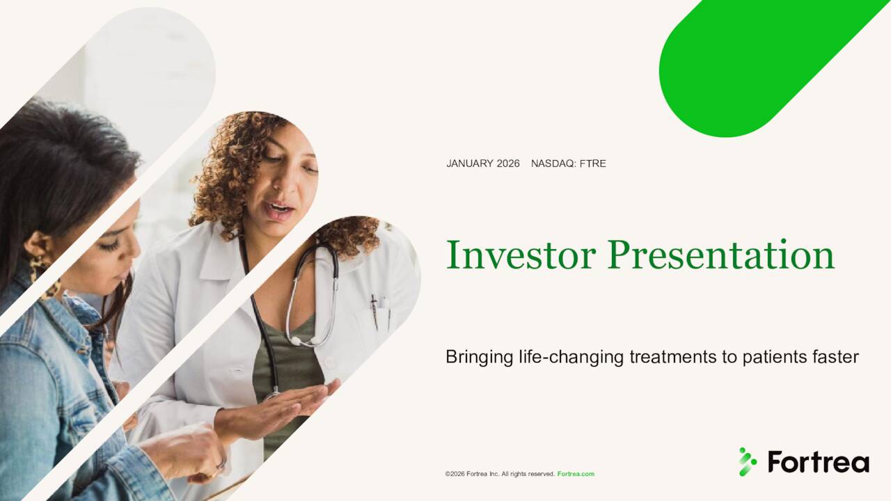 Fortrea Holdings Inc. (FTRE) Presents at 44th Annual J.P. Morgan ...