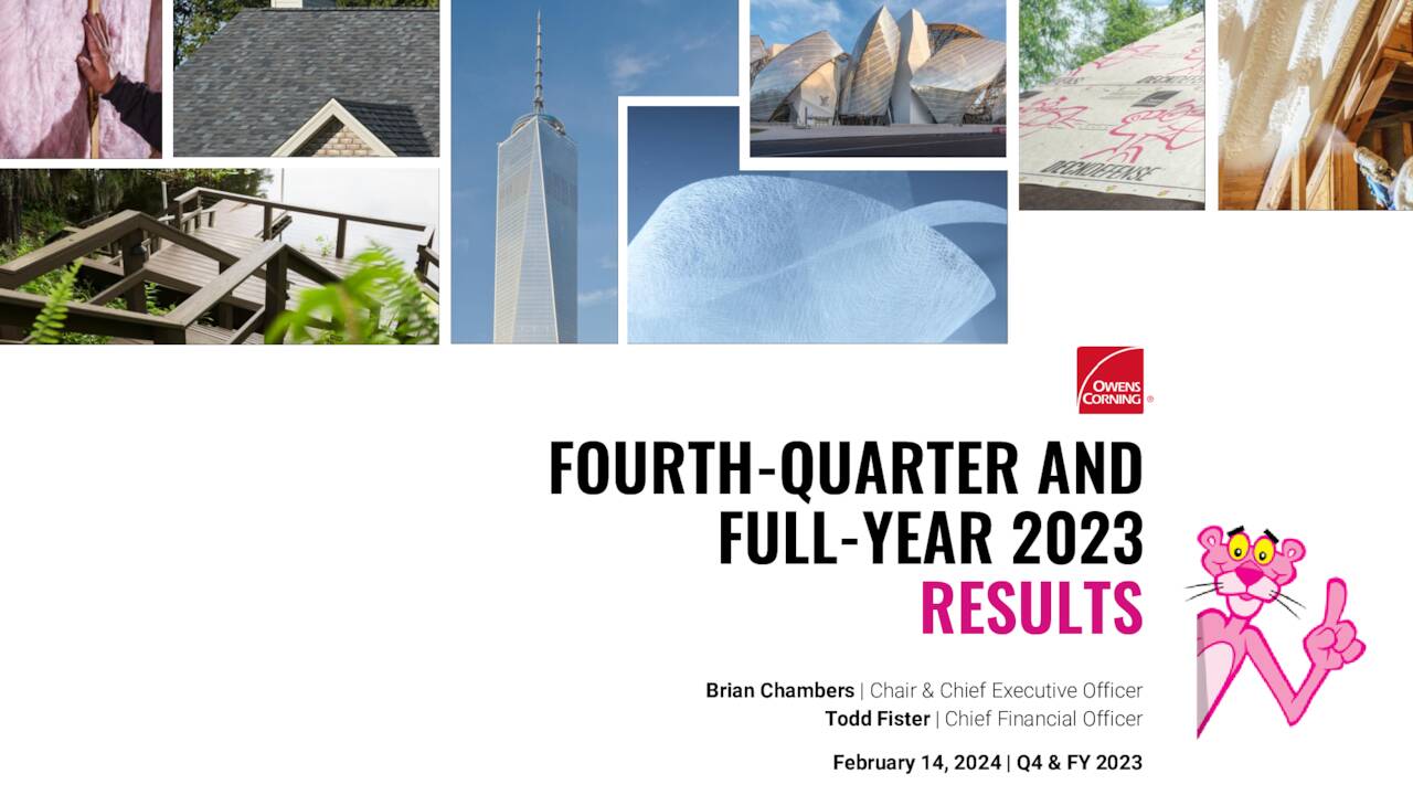 Owens Corning 2023 Q4 - Results - Earnings Call Presentation (NYSE:OC ...