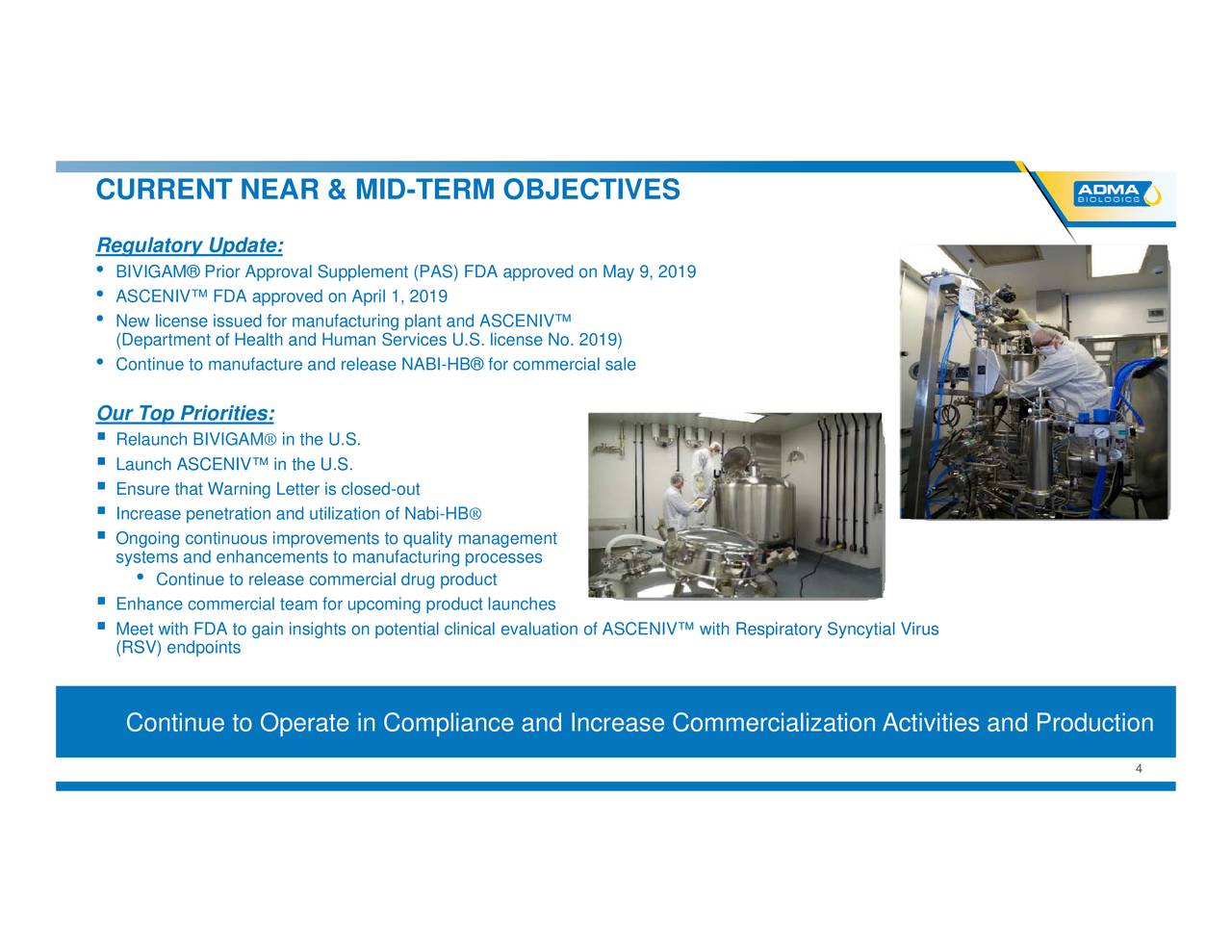 ADMA Biologics (ADMA) Investor Presentation Slideshow (NASDAQADMA
