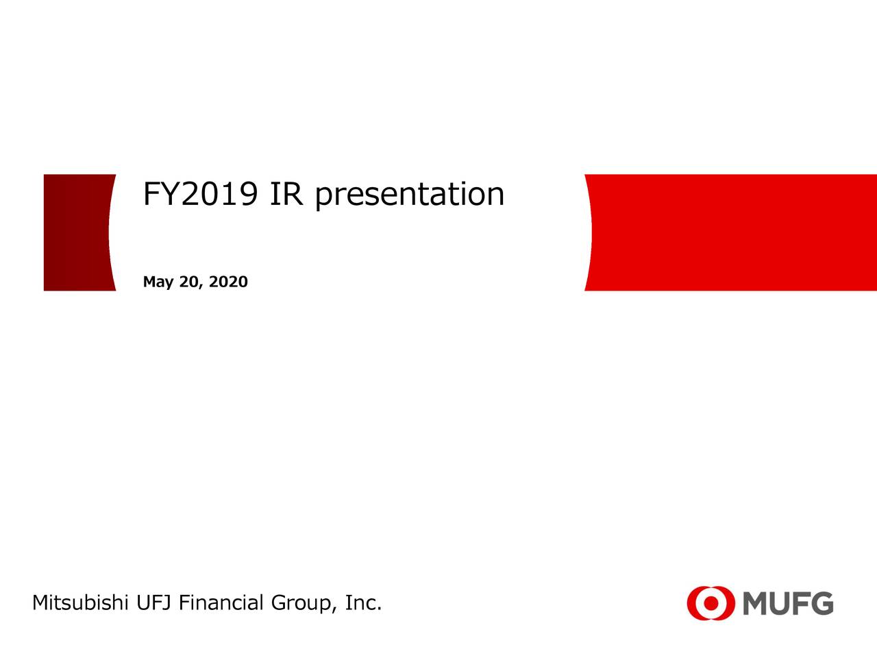 Mitsubishi Ufj Financial Group Inc 2019 Q4 Results Earnings
