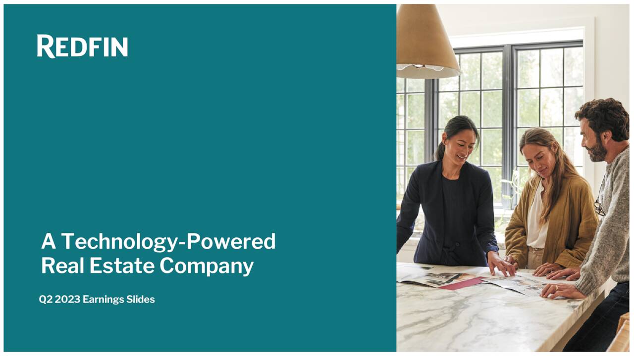 Redfin Corporation 2023 Q2 Results Earnings Call Presentation
