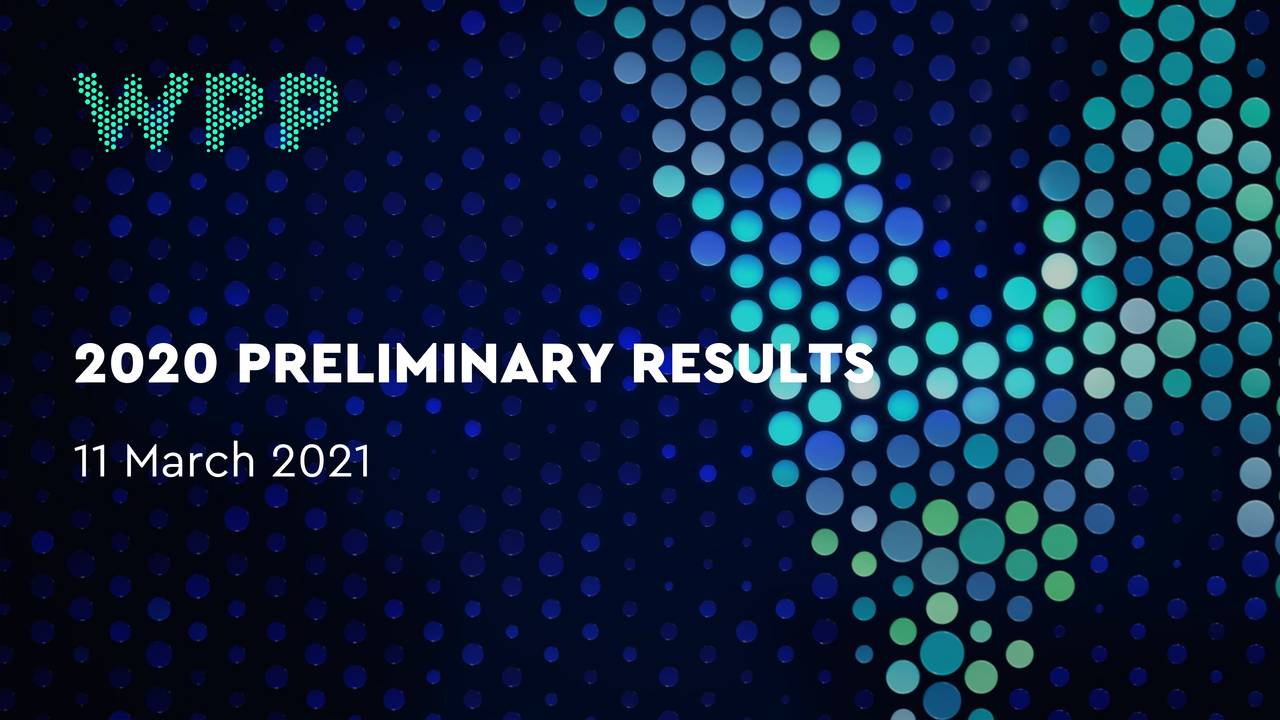 WPP plc 2020 Q4 Results Earnings Call Presentation (NYSEWPP