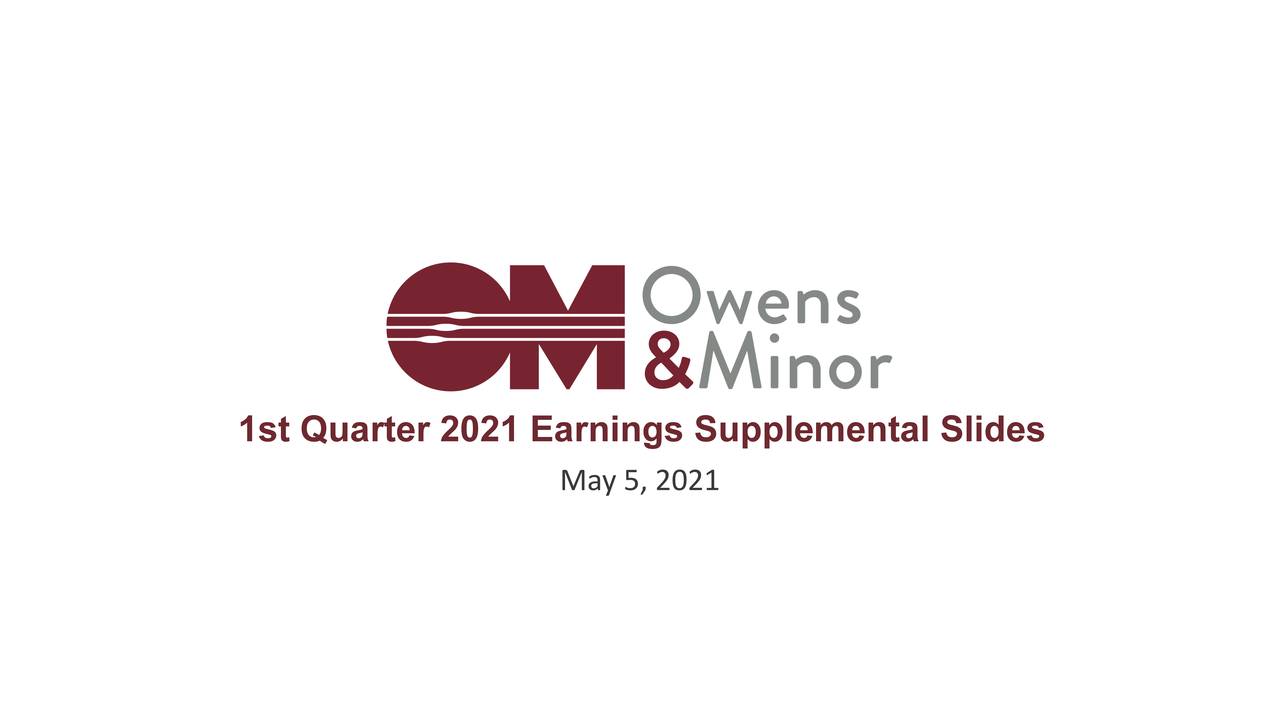 1st Quarter 2021 Earnings Supplemental Slides