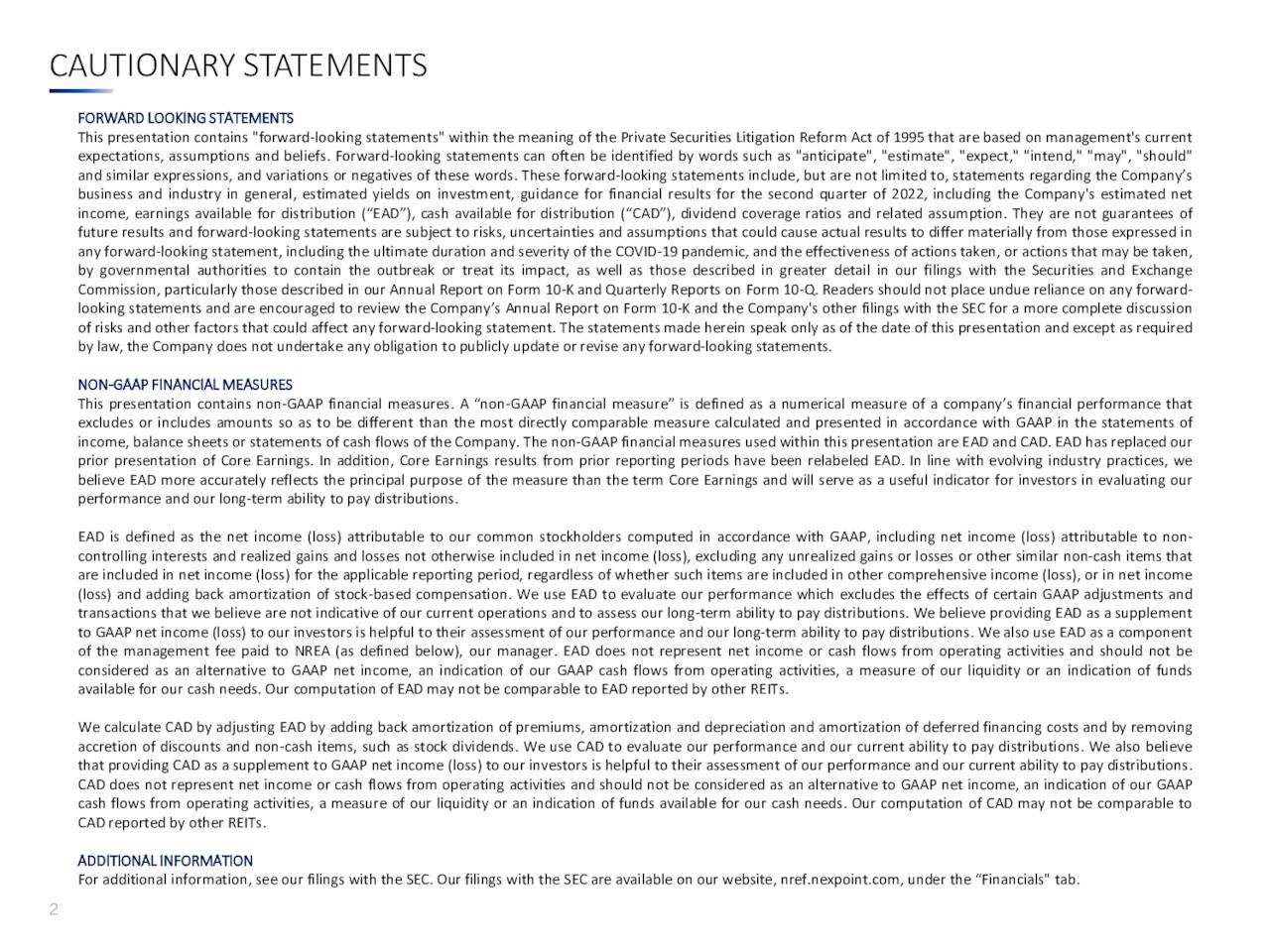 NexPoint Real Estate Finance, Inc. 2022 Q1 - Results - Earnings Call ...