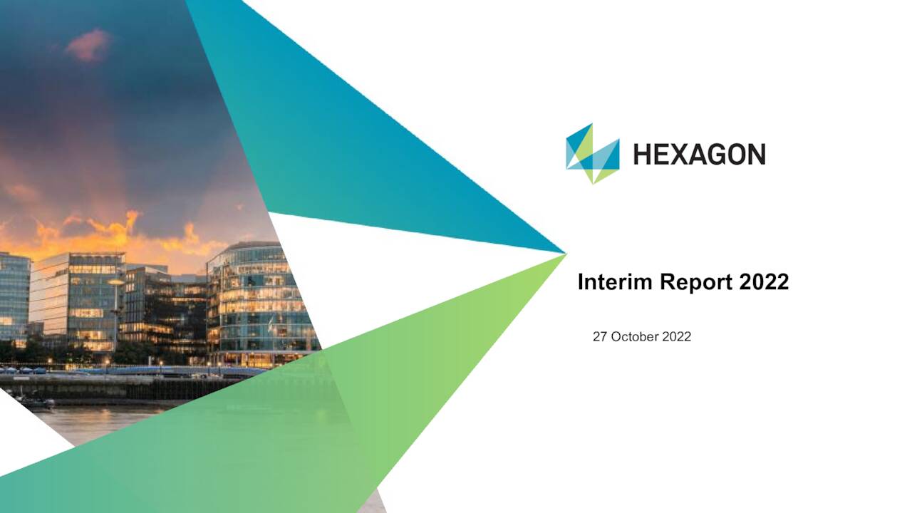 Hexagon AB (publ) 2022 Q3 - Results - Earnings Call Presentation ...