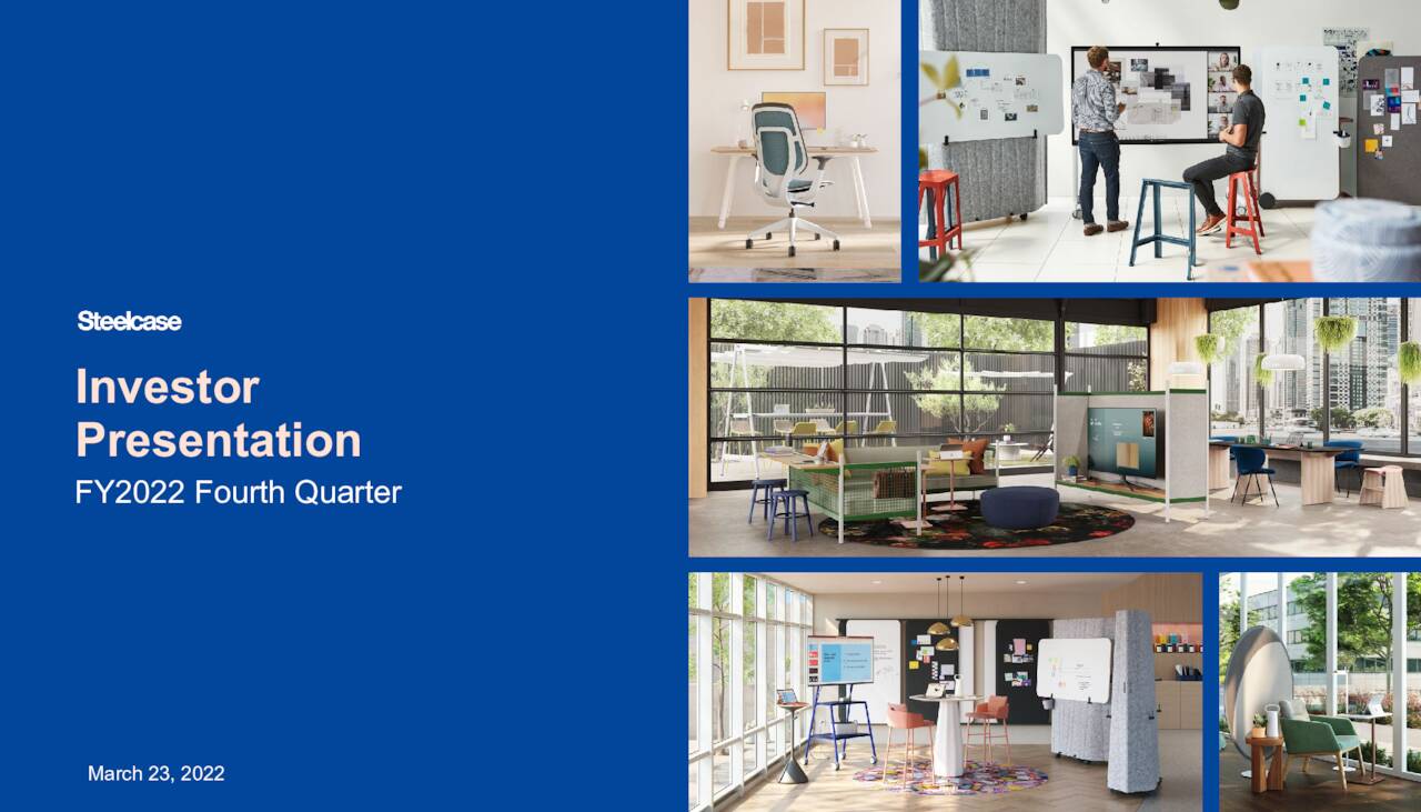 Steelcase Inc. 2022 Q4 Results Earnings Call Presentation (NYSESCS