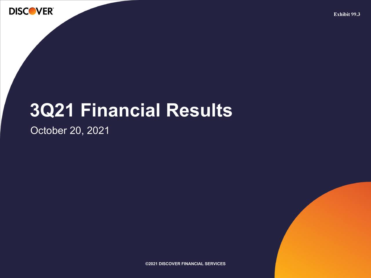 Discover Financial Services 2021 Q3 - Results - Earnings Call ...