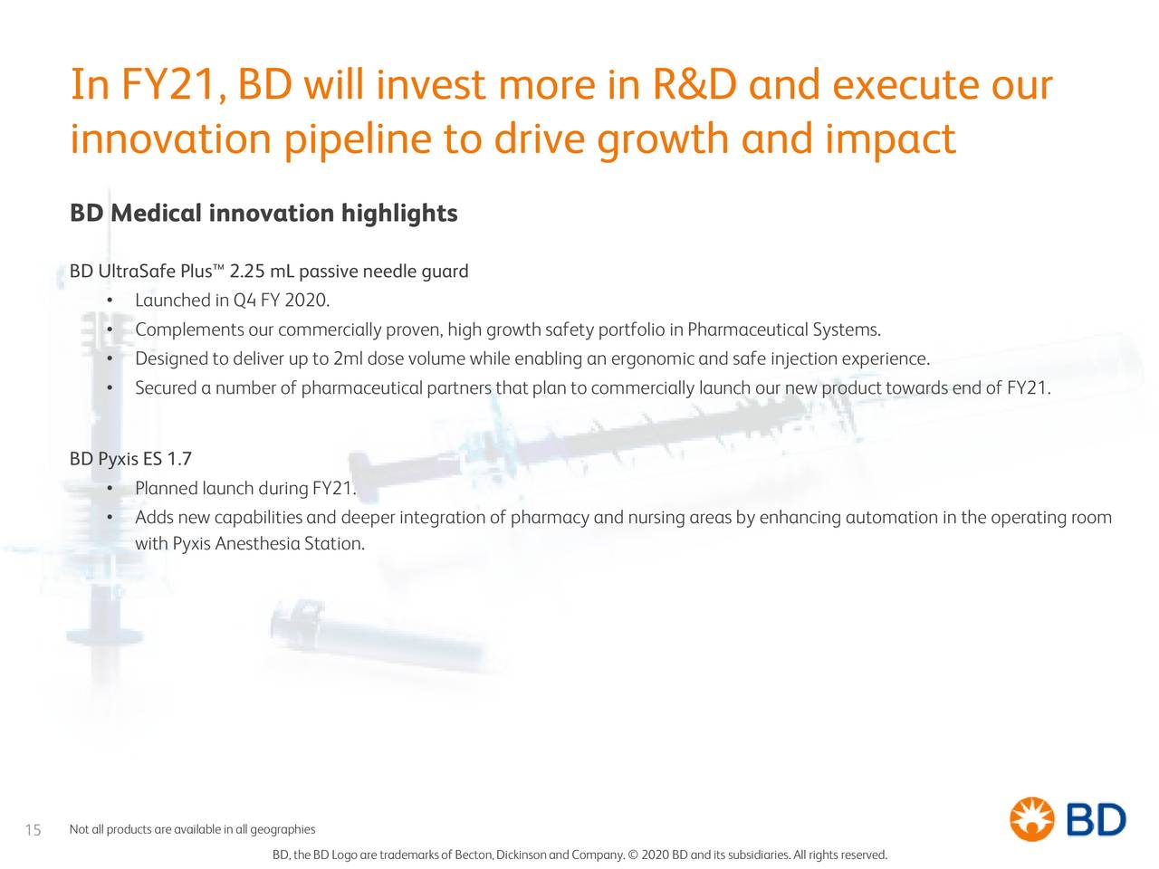 Becton, Dickinson and Company 2020 Q4 Results Earnings Call