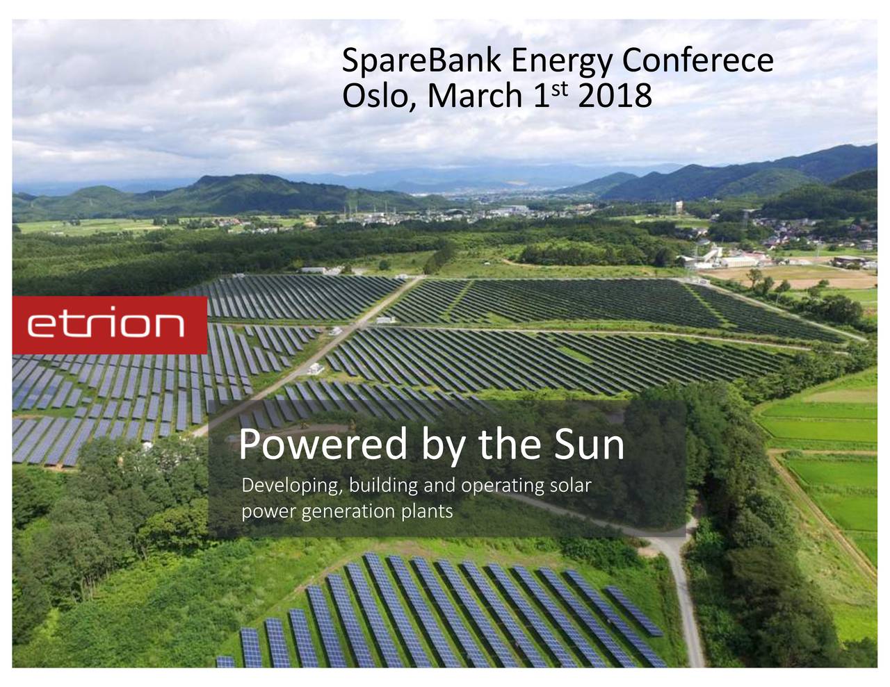SpareBank Energy Conferece