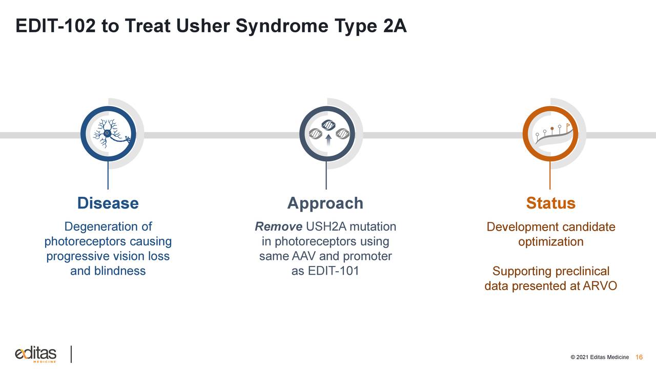 EDIT-102 to Treat Usher Syndrome Type 2A