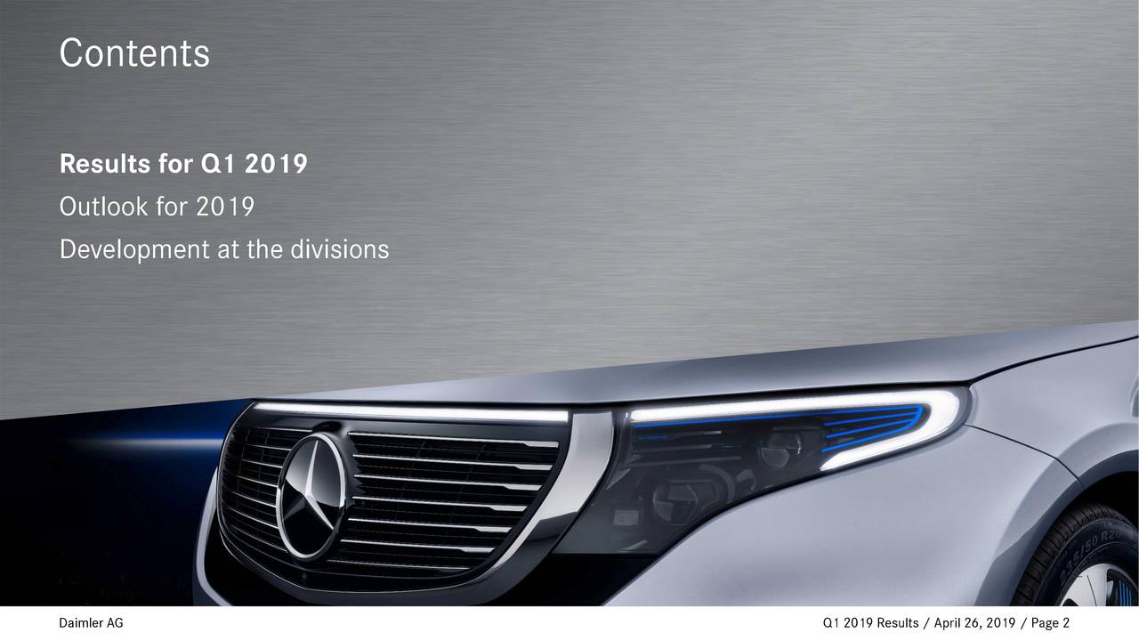 Daimler Ag 2019 Q1 Results Earnings Call Slides Otcmktsmbgaf Seeking Alpha 2467