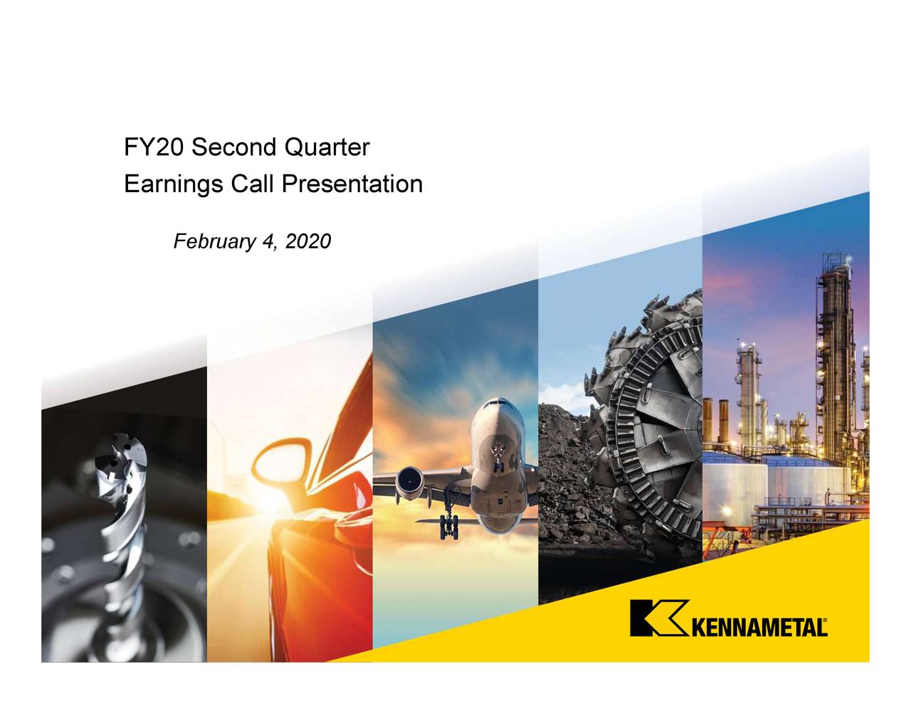 Kennametal Inc. 2020 Q2 Results Earnings Call Presentation (NYSE