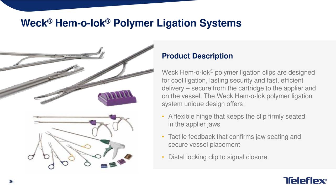 Weck Hem-o-lok Polymer Ligation Systems