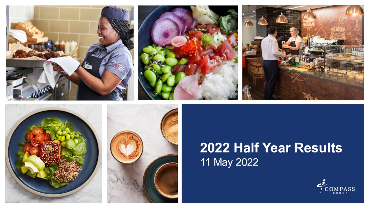 Compass Group PLC 2022 Q2 Results Earnings Call Presentation