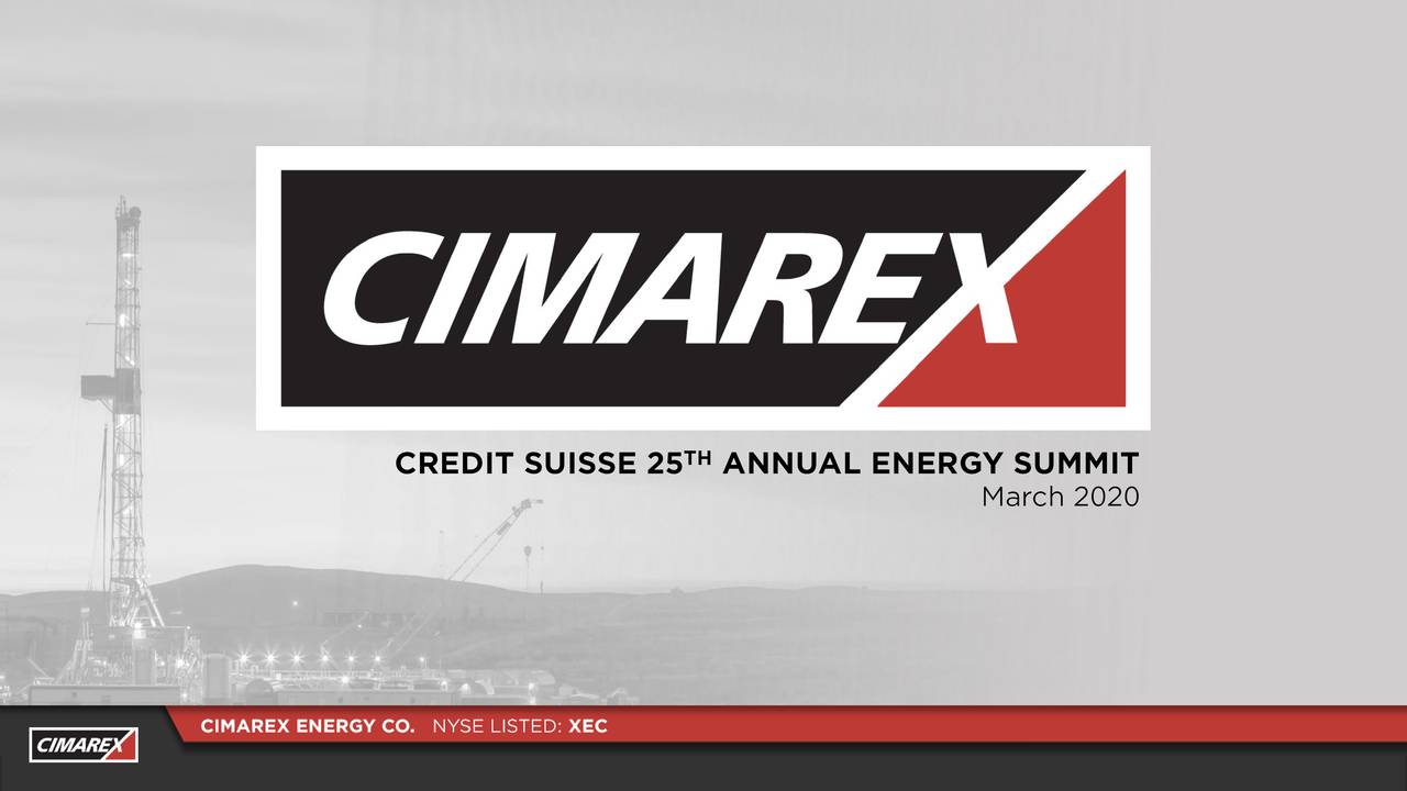 CREDIT SUISSE 25 TH ANNUAL ENERGY SUMMIT