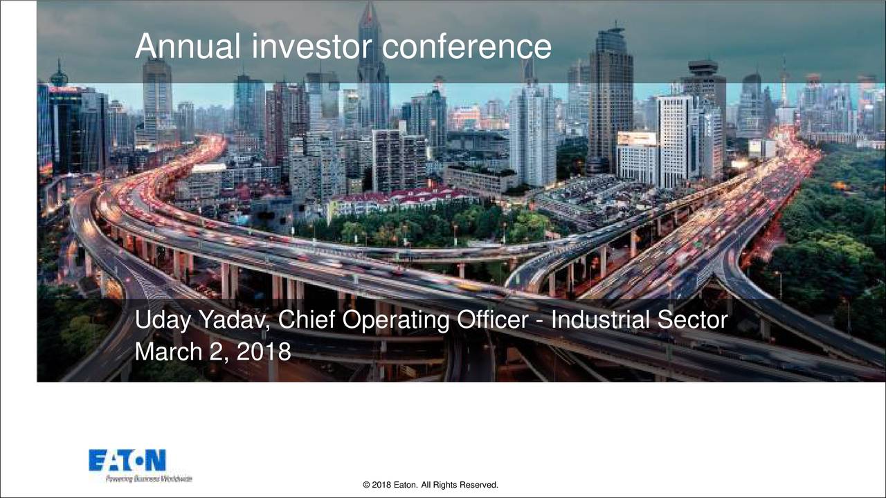 Annual investor conference