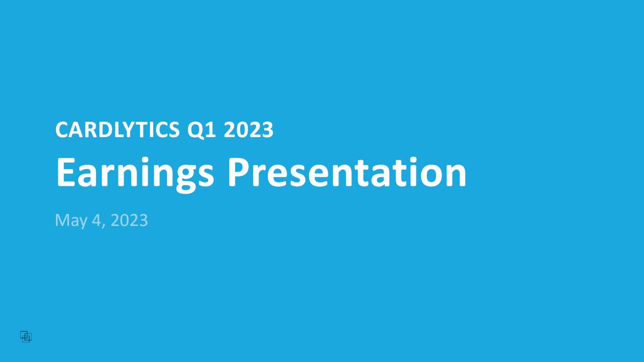 CARDLYTICS Q1 2023