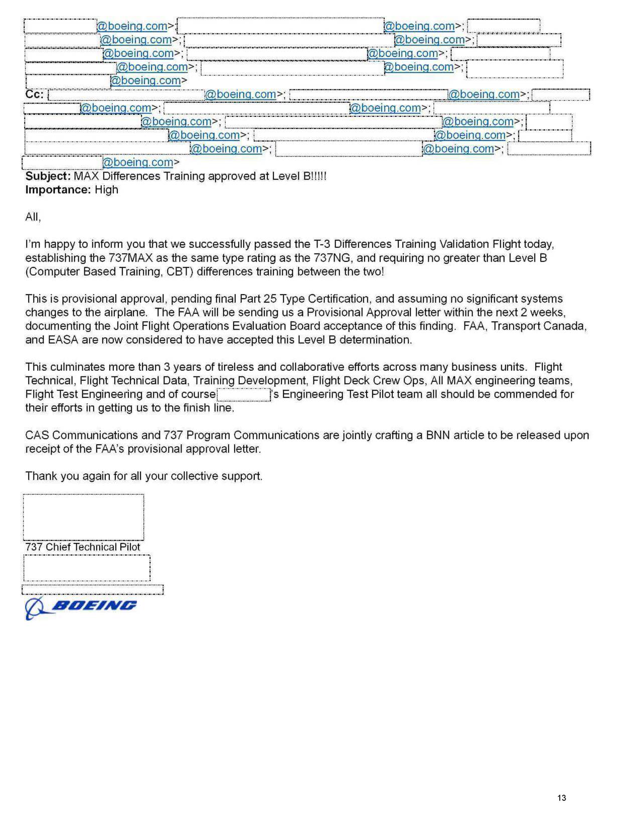 Here Are The Disturbing Internal Emails Boeing Just Released About The ...