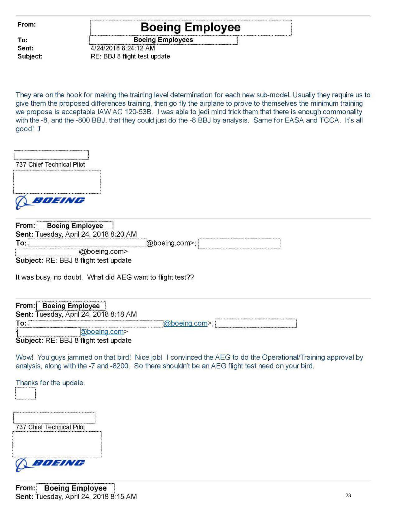 Here Are The Disturbing Internal Emails Boeing Just Released About The ...