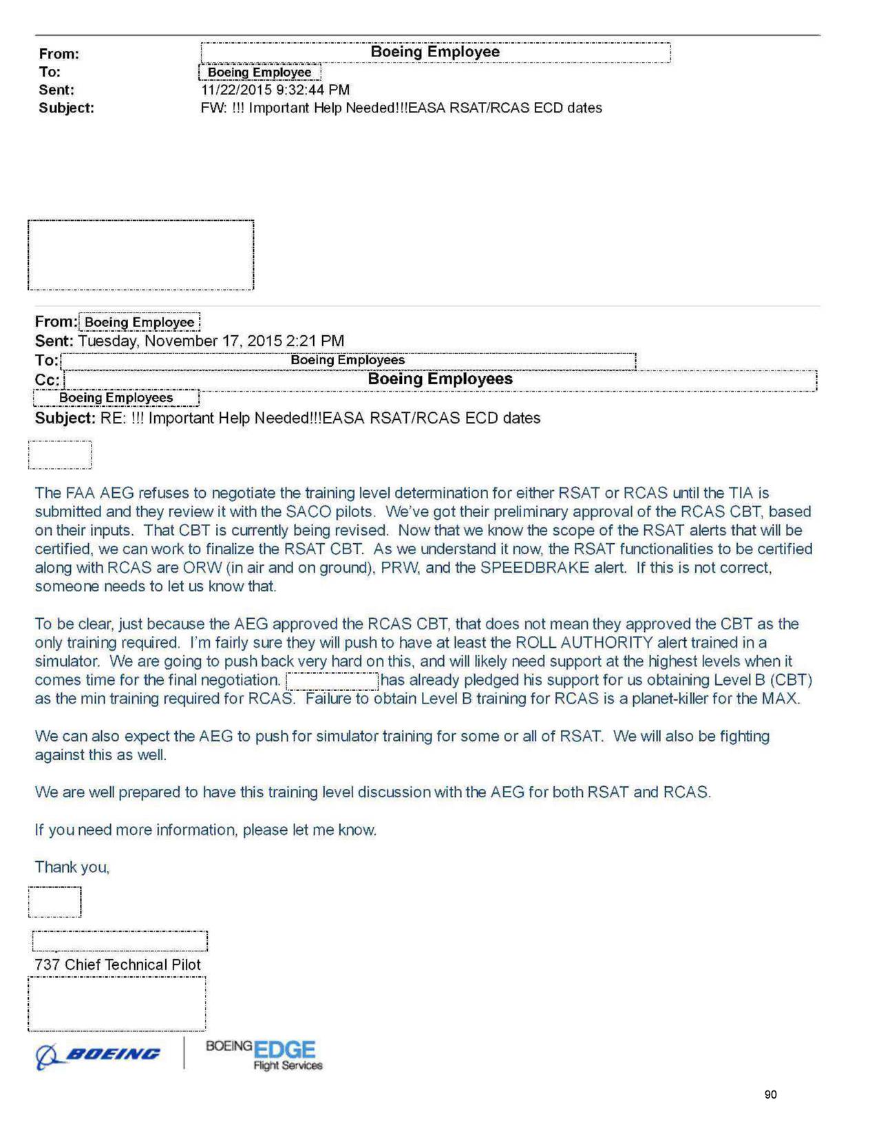 Here Are The Disturbing Internal Emails Boeing Just Released About The ...